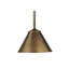 Luminaire suspendu 1 lumière à cône simple