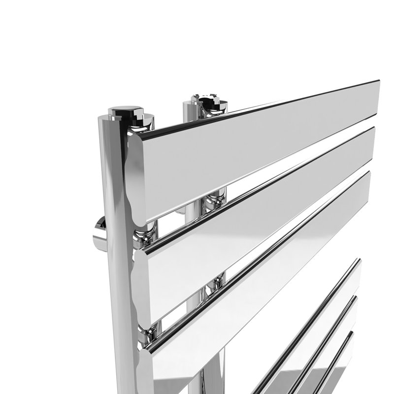 Designer Radiator, Silver, 46cm H x 19cm W x 3cm D