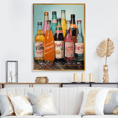 Bryonwood Pop Art 1950S Cocktail Emotion IV sur toile