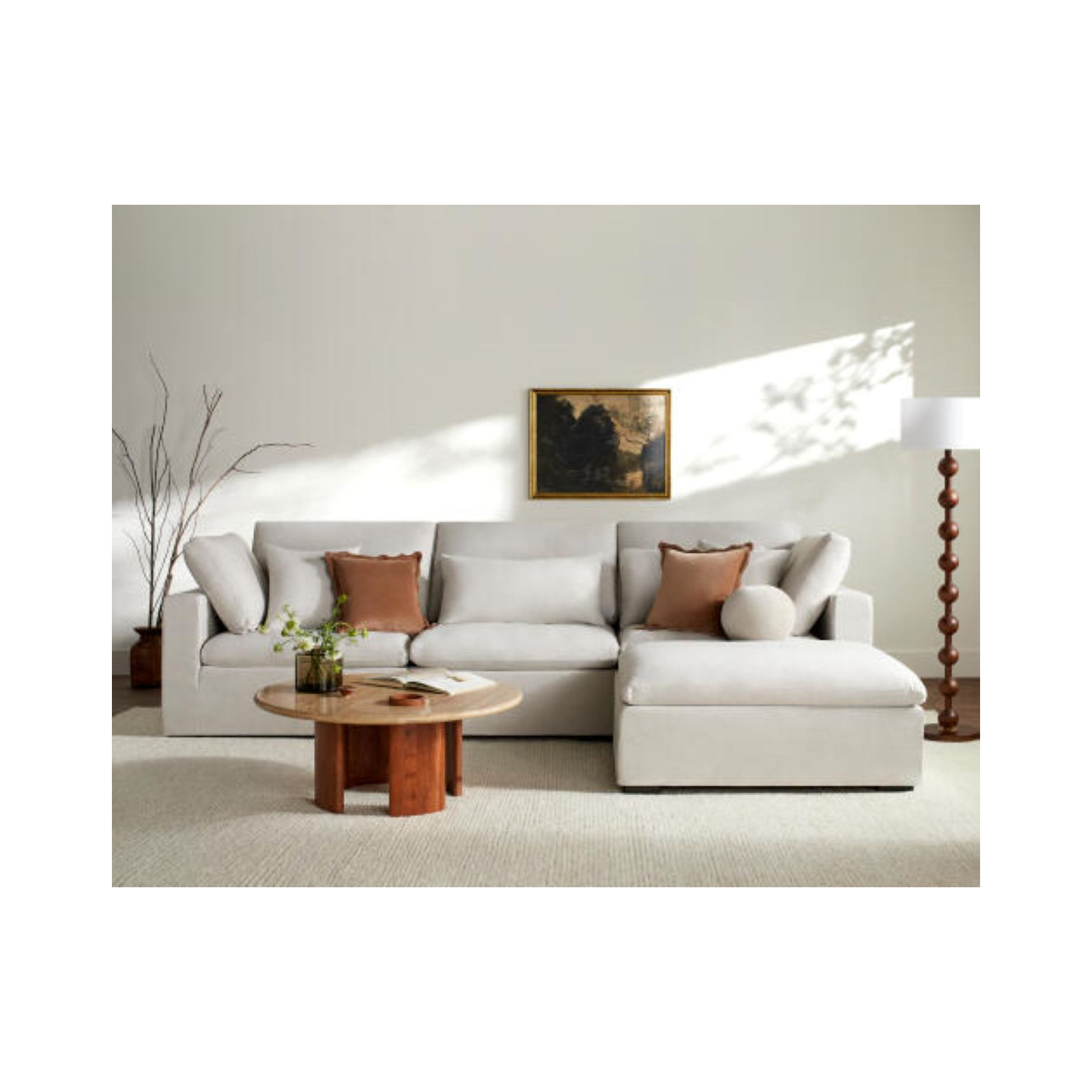 Larine 45" Upholstered Ottoman