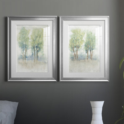 «Spontane Landscape I», reproduction encadrée de qualité supérieure, prête à être accrochée