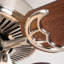 Ventilateur de plafond standard à 5 pales 52 po avec chaîne de traction et ensemble d'éclairage inclus Katara
