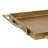 Lunette 2 Piece Gold Cast Iron Tray Set