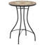 Annalea Round Metal Outdoor Bistro Table , 50cm cm W 50cm cm D-497976593-497976598