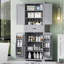 Armoire de rangement pour salle de bain avec espace de rangement multifonctionnel, tiroir avec glissières, tablette réglable-1765407645