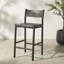 Devnie Woven Leather Counter Stool-1343072513