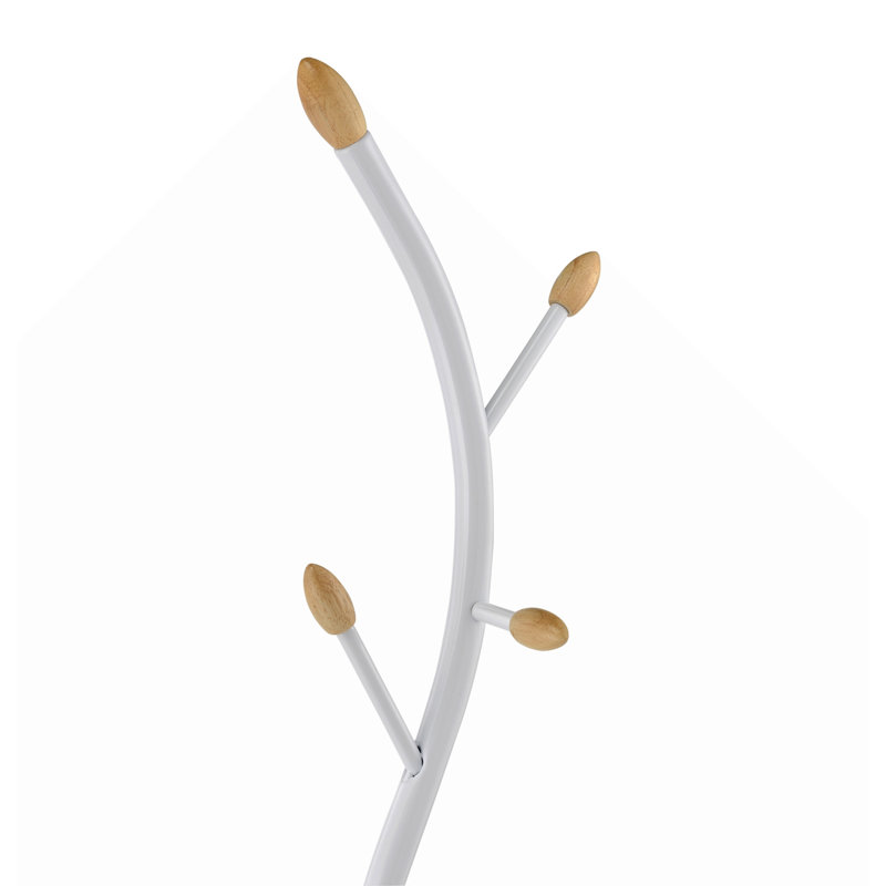 Portemanteau Arles, Blanc / Naturel