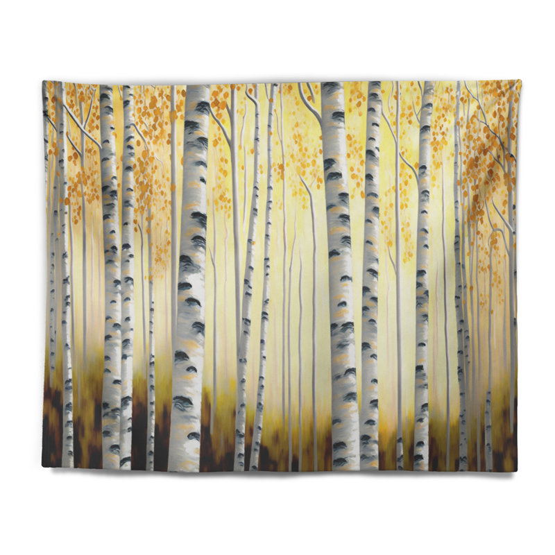 - Tapisserie murale paysage, H 32 po x l 39 po
