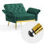 Fauteuil en velours capitonné large de 30,5 po Zianny-1585074809