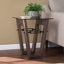 Table de bout en verre