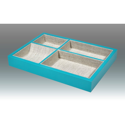 Fecteau Solid Wood Decorative Tray