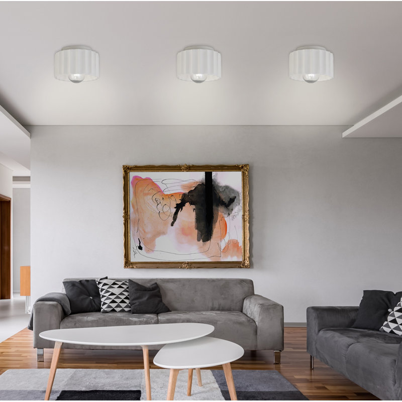Plafonnier encastré 1 lumière Colgate, Ciel de minuit, H 6,5 po x l 13 po x P 13 po