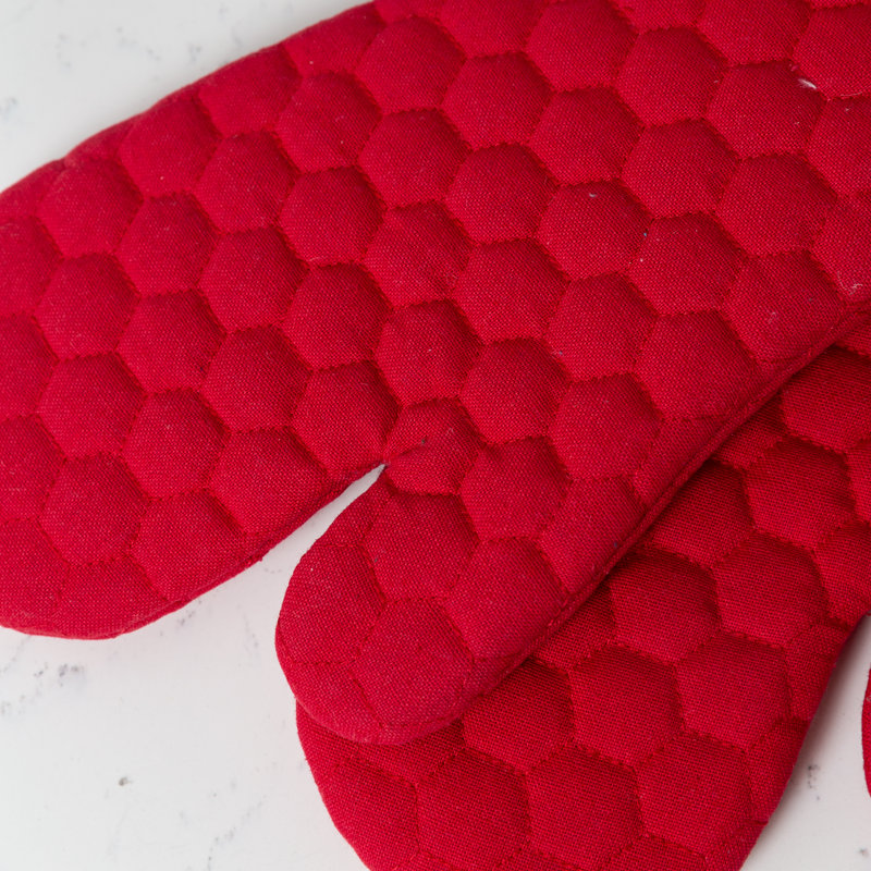 Gant de cuisine 2 pièces FabStyles, Rouge