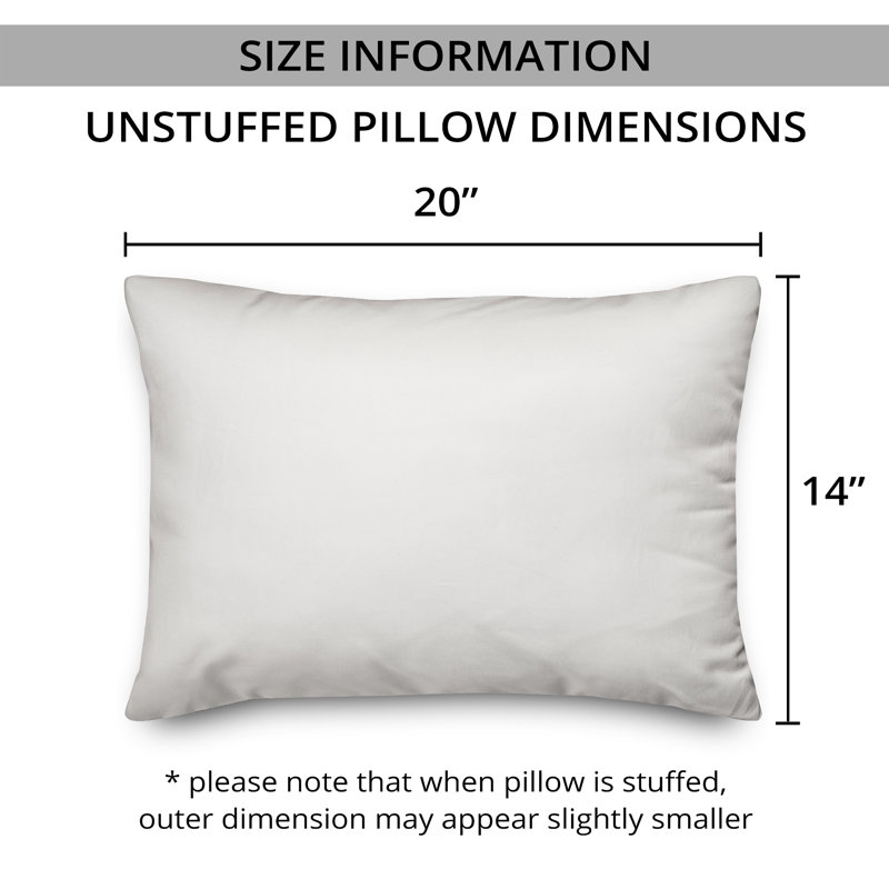 Spun Polyester Reversible Throw Pillow