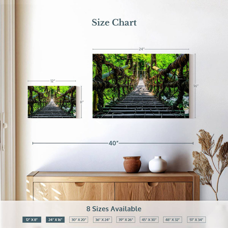 Lilie Tree Vine Bridge, H 16 po x l 24 po