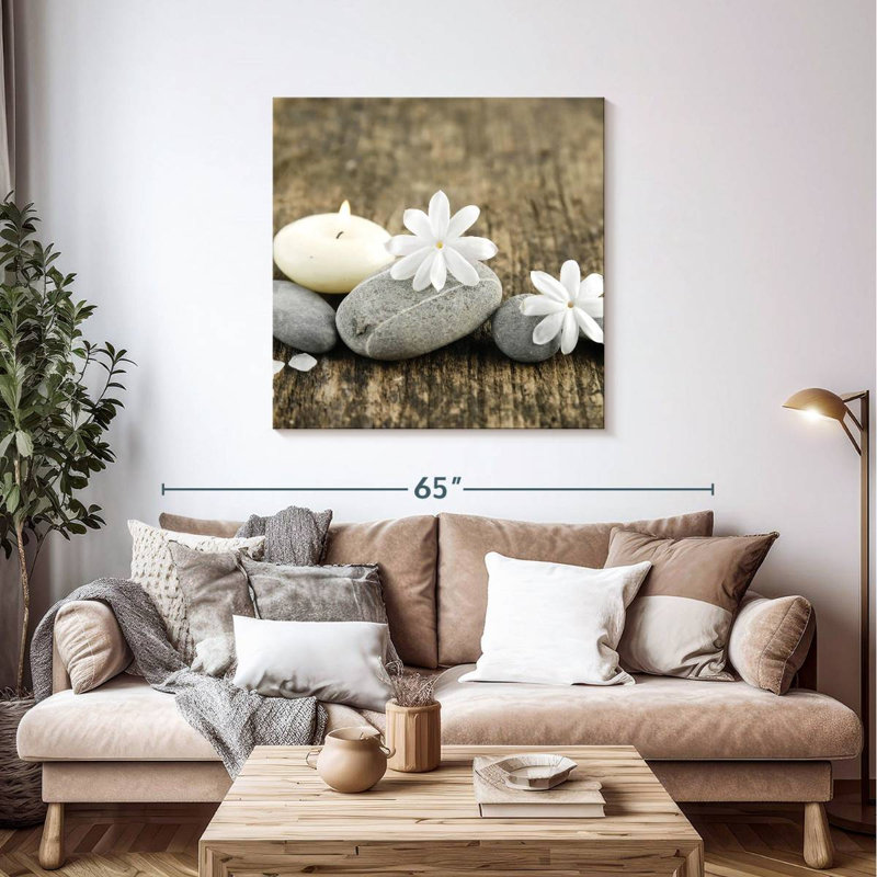 Kerrick Zen Pebbles III, 39" H x 39" W