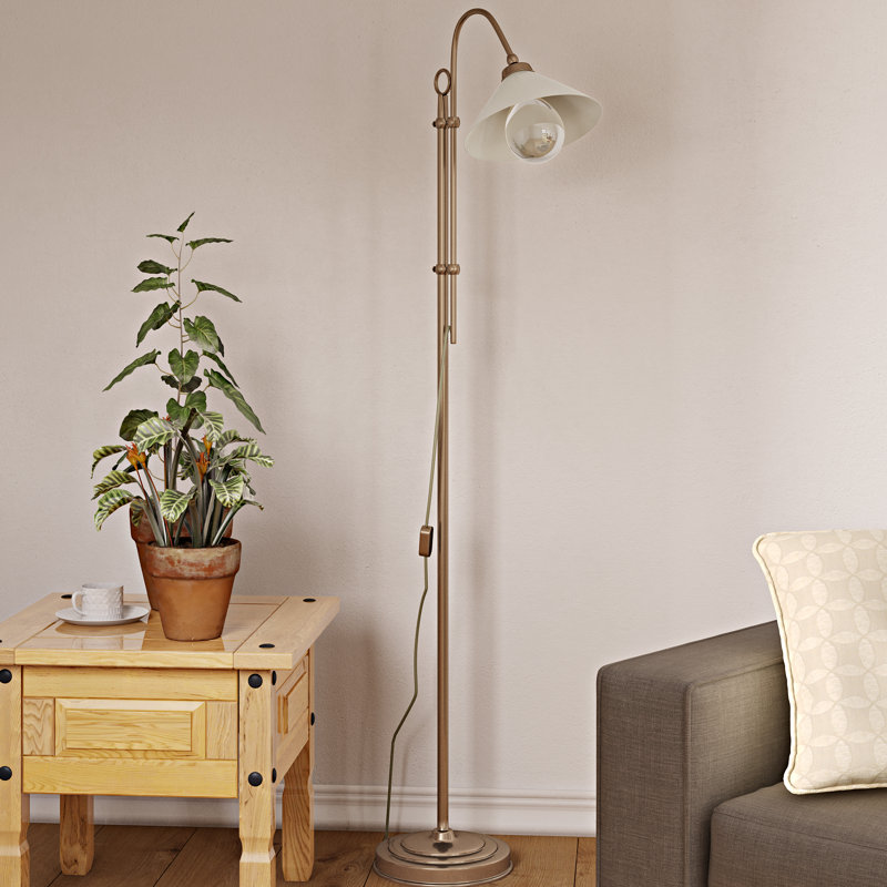 Landlife 172cm Antique Brass Arched Floor Lamp