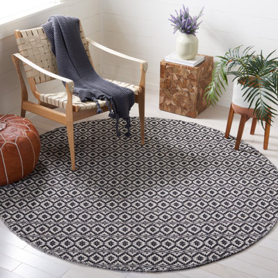 Whyte Hand Woven Cotton Ikat Rug