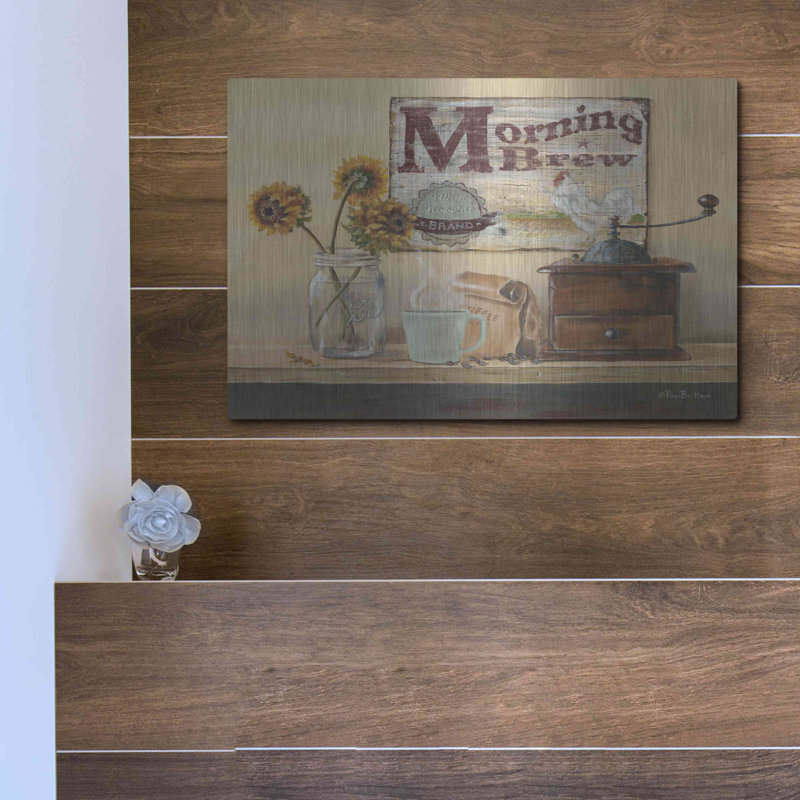 «Morning Brew» par Pam Britton, H 12 po x l 16 po