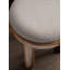 Zoda Fabric Ottoman with Mango Wood Base-133386467