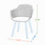 Chaise moderne, ensemble de 2