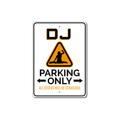 Enseigne en aluminium seulement