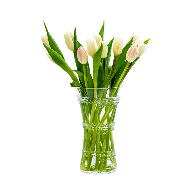 Ella Corset Vase, 8.5" H x 4.5" W x 4.5" D