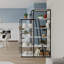 Aires Freestanding Bookcase 5-Tier Display Shelf with Metal Frame-42591399