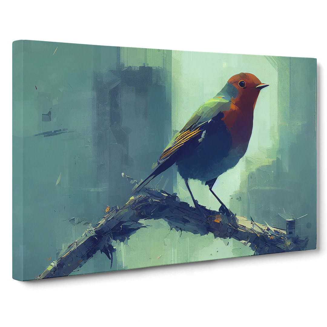 Robin Bird Art Painting Vol.1 - Wrapped Canvas