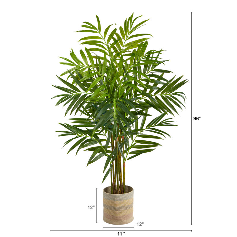 96'' Faux Palm Tree in Planter