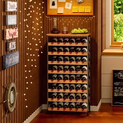 Borbala Wine Bottle Rack in Black