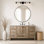 Ensemble de meuble-lavabo simple 60 po avec plateau en marbre Soma