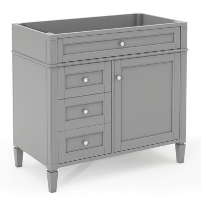 Meuble-lavabo de salle de bain sans lavabo