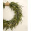 Snow Flocked Decorative Pre-Lit Wreath, 76cm