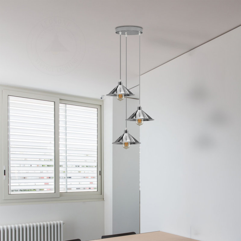 Labus 3 - Light Chrome Cluster Pendant, Yes