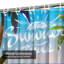 Rideau de douche Summertime Beach Sea Plants-400664515