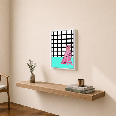 «Pink Leopard» par Elizabeth Medley - Impression sur toile