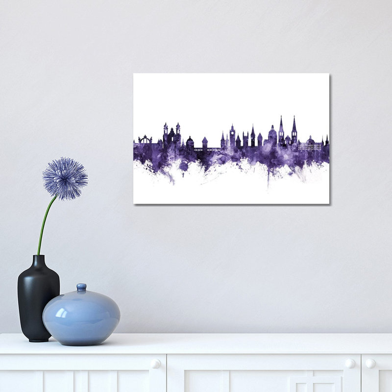 Lucerne, Switzerland Skyline by Michael Tompsett - 1 Piece Wrapped Canvas Wall Art, 30.48 cm H x 45.72 cm W