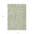 HomeRoots Rectangle Machine Woven Area Rug