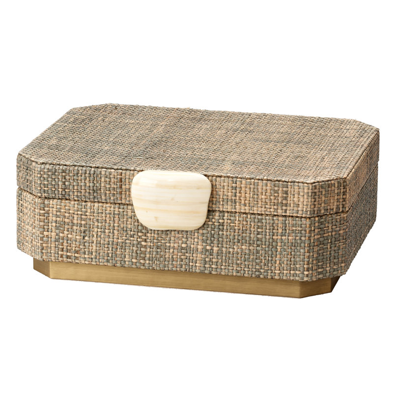 Eden Handmade Decorative Box, Gray