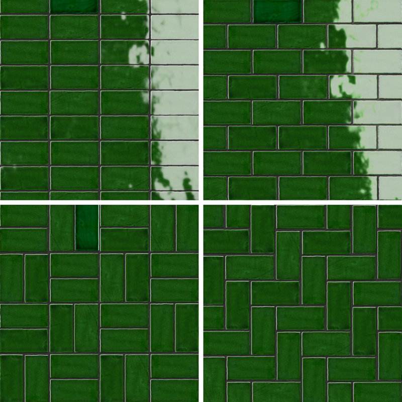 Viva 3.0 in. x 6.0 in. High Gloss Ceramic Tile