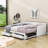 Twin Size 2 Drawers Daybed with Trundle-859160164