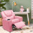 Roomy Kids' Recliner Chair with Cup Holder, Toddler Recliner With Push-Back Design, and Adjustable Footrest-89178679