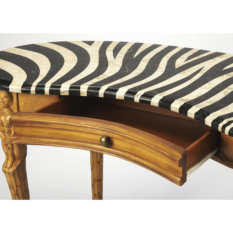 Luisa Fossil Stone Writing Desk