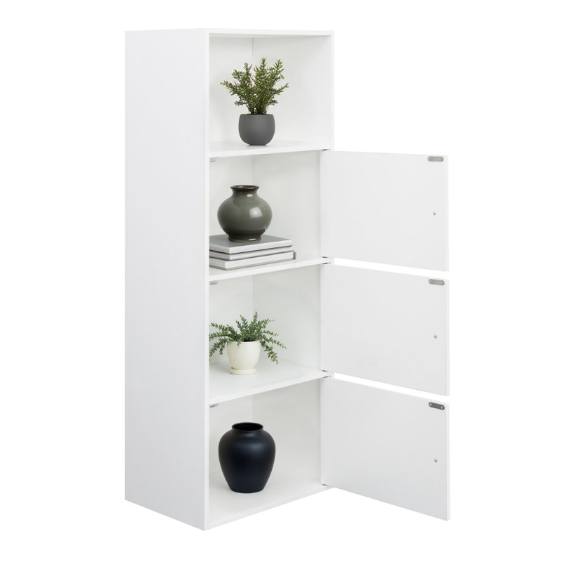 Argonaut 3-Door Accent Cabinets, White