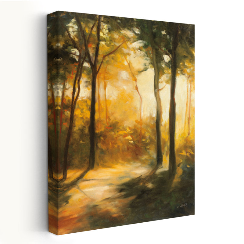 One Way - Forêts, paysage, chemins, ombres, art, H 36 po x l 24 po