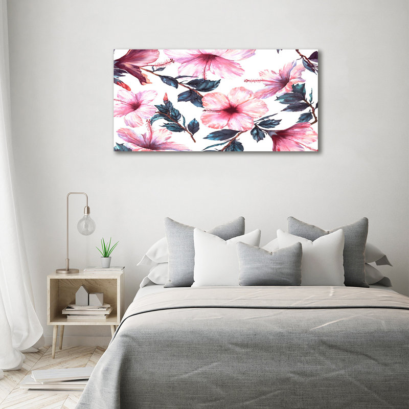 Hibiscus Flowers - Wrapped Canvas Print
