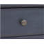 Table de chevet 3 tiroirs, aucun assemblage requis, peinture bleu beige