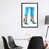 Toile avec cadre noir