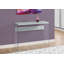 Table d'appoint, console, vestibule, étroit, canapé, salon, chambre à coucher, stratifié gris, transparent, contemporain, moderne-464235863